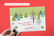 Christmas Critters Illustration Pack, an Animal Illustration by Quirky Queen Media (Thumbnail 5 of 9)