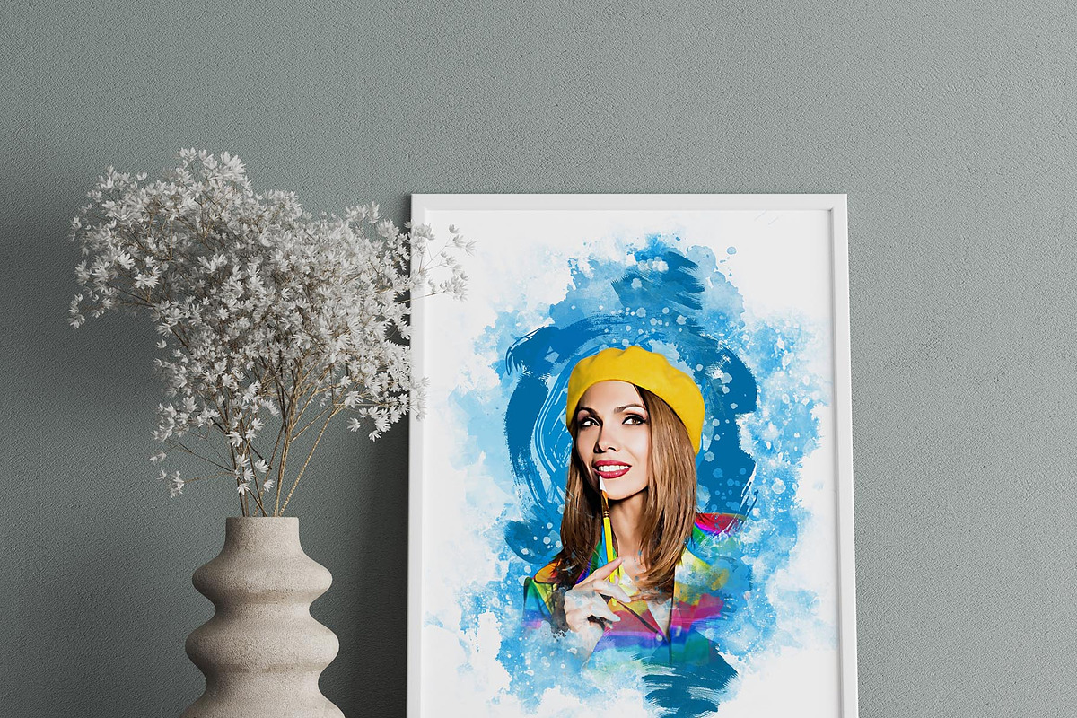 Hand Watercolor Painting Effect, an Action Add-On by Photoshop Action (Photo 6 of 13)