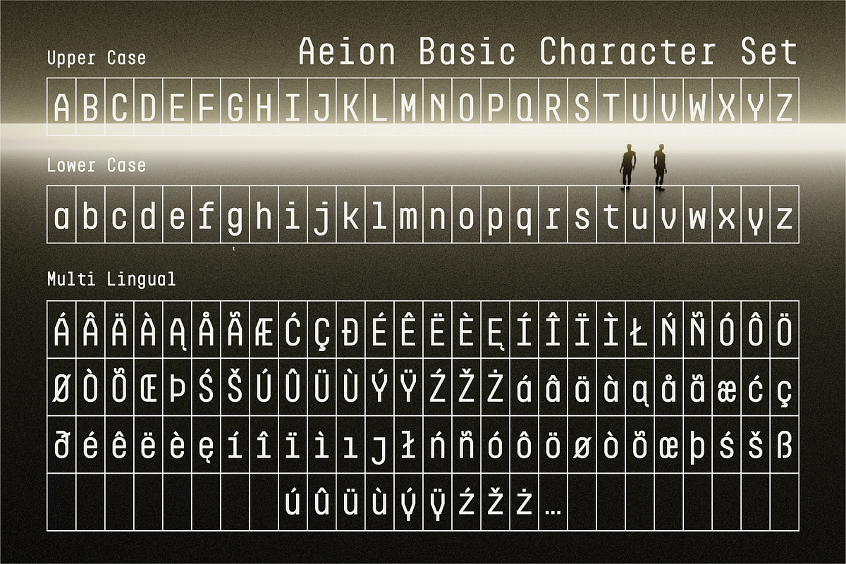 Aeion Modern Tech Font (7 Styles), a Sans Serif Font by That That Creative (Photo 4 of 12)