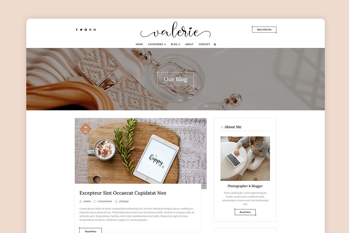 Valerie - WordPress Elementor, a WordPress Template by azuratheme (Photo 7 of 8)