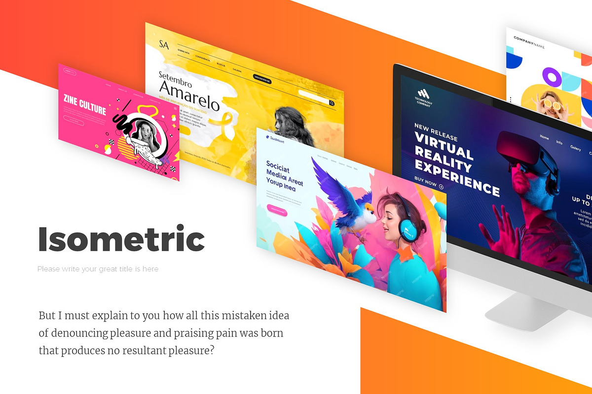 Isometric Slides Design PowerPoint, a Presentation Template by Presentation Templates (Photo 12 of 23)