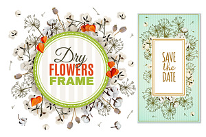 Dry Flowers Set