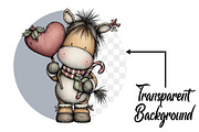 Whimsical Christmas Horse Clipart, an Illustration by Pixels.Craft (Thumbnail 6 of 6)