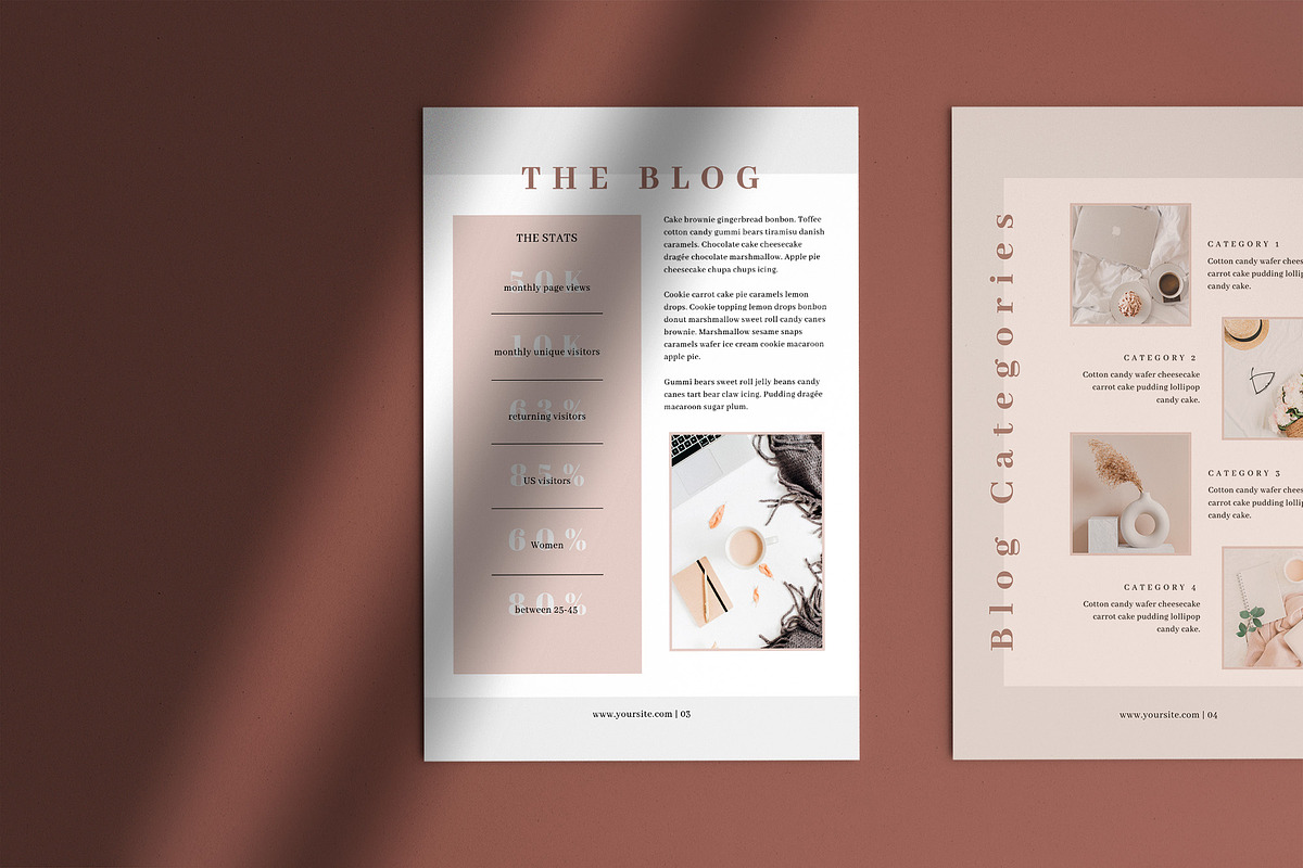 Media Kit Canva Template | EYRA, a Brochure Template by Studio Next (Photo 7 of 9)