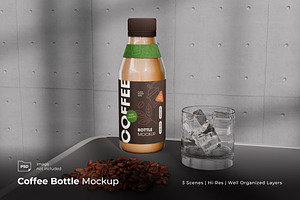 Coffee Bottle Mockup