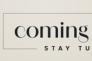 Clean And Minimal Coming Soon Sign, a Background Graphic by Black White Mouse Design (Thumbnail 2 of 3)