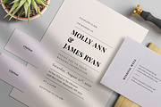 Minimal Colour Wedding Suite, an Invitation Template by Azka Creative (Thumbnail 1 of 5)