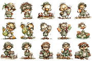 Cute Beach Chick PNG Clipart, a Seasonal Illustration by OK Design (Thumbnail 3 of 6)