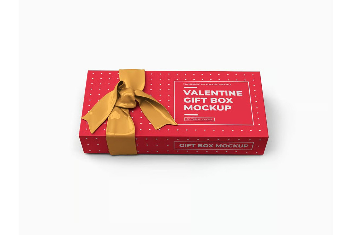 Gift Box Mockup Template Set, a Packaging Mockup by DesignRushMarket (Photo 7 of 11)