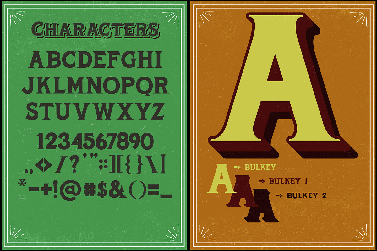 Bulkey, a Font by deadlock studio (Photo 10 of 13)