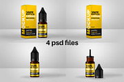 Box & Bottle Vape Liquid Mockup, a Product Mockup by gabicotza (Thumbnail 1 of 5)