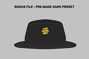 Bucket Hat Vector Mockup Template, a Hat Mockup by Infinity Mockups (Thumbnail 7 of 7)
