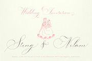 Gatlik Saphir, a Script Font by Alcode (Thumbnail 7 of 9)