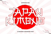 Japan Kimono - Modern Japanese Font, a Sans Serif Font by overlaytemplates (Thumbnail 1 of 5)