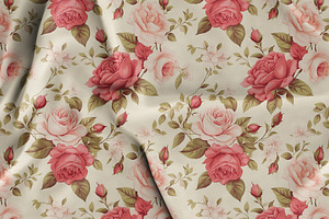 Closeup Fabric Mockup Textile Mockup