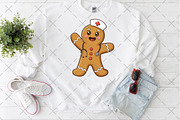 Gingerbread Christmas Nurse Doctor, an Illustration by Craft Nest (Thumbnail 5 of 6)
