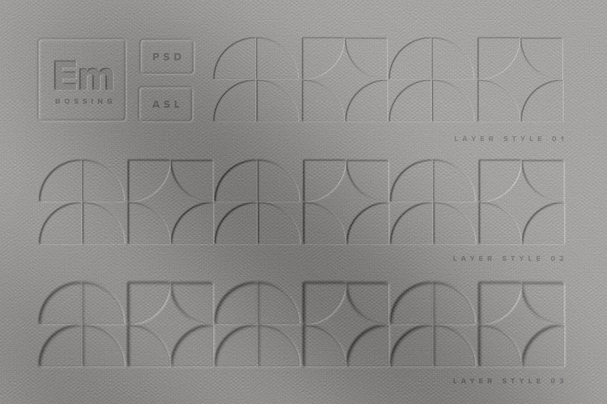 Letterpress Effect Mockup & Styles, a Layer Style Add-On by Creative Veila (Photo 6 of 9)