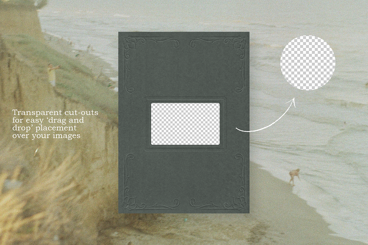 Embossed Paper Frames 33 PNG vol. 2, a Background Graphic by Nonceni (Photo 3 of 15)
