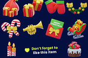 Christmas Party 3D icon pack, an Environmental 3D Model by orenjidesign (Thumbnail 8 of 8)