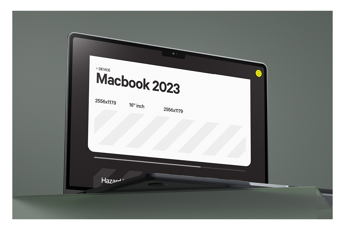Macbook 2023 Mockup, a Mac Mockup by HAZARD MOCKUPS (Photo 7 of 8)
