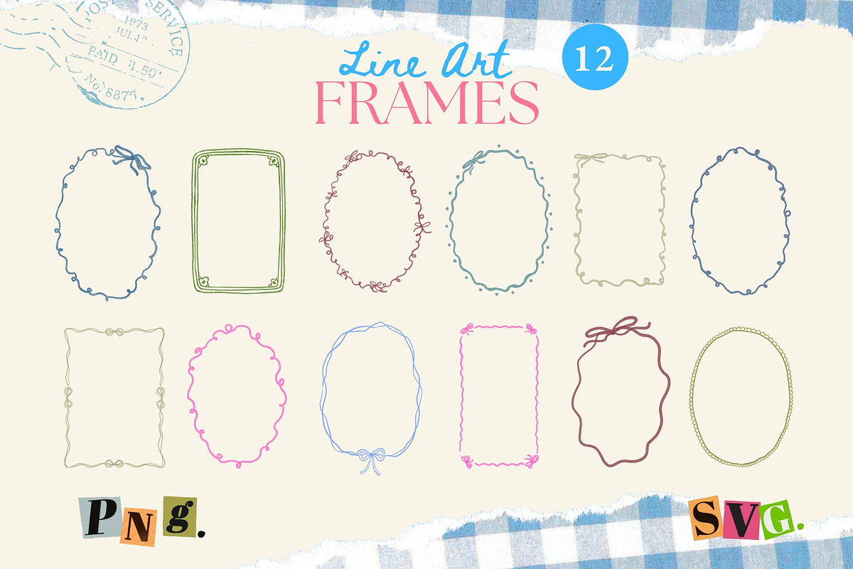 202 Whimsical Frames Collection, a Decorative Illustration by NassyArt (Photo 18 of 33)
