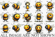 Whimsical Bee Spring Clipart Bundle, an Illustration by Canvas Craft (Thumbnail 3 of 7)