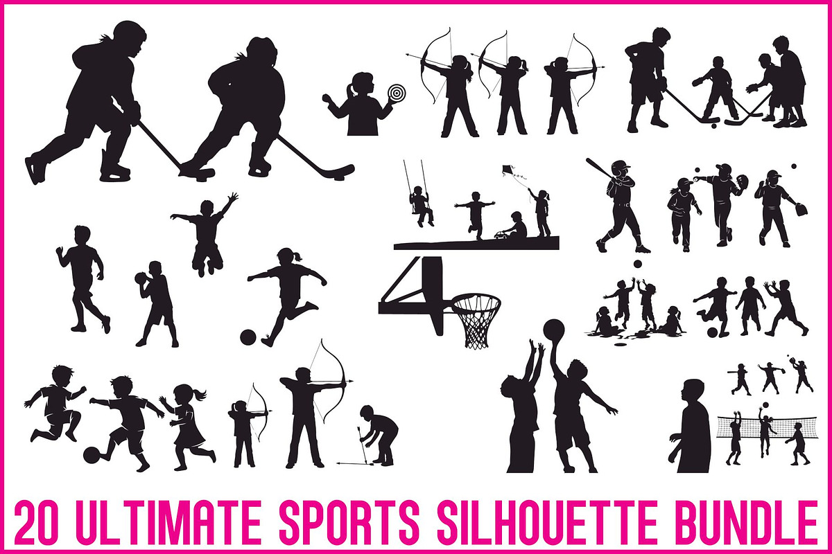Ultimate Sports SVG Bundle, an Illustration by BIPLOB EXPERT (Photo 1 of 21)