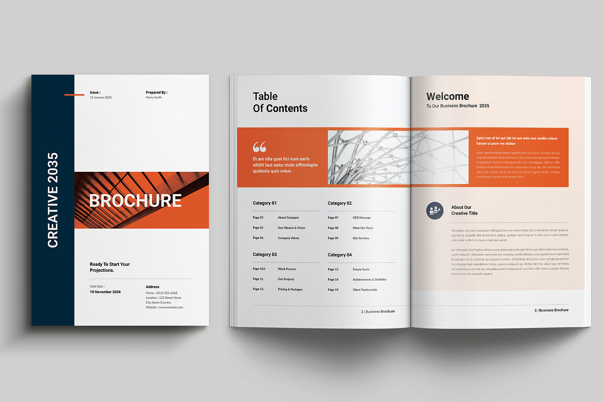 Business Brochure Template, a Brochure Template by NorthPeak (Photo 4 of 10)