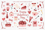 Happy Valentine's Day Collection, a Seasonal Illustration by roskque (Thumbnail 1 of 7)