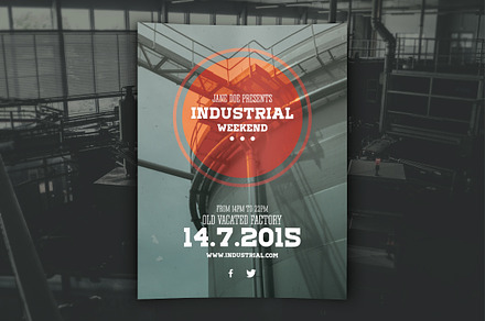 Industrial Flyer PSD Template