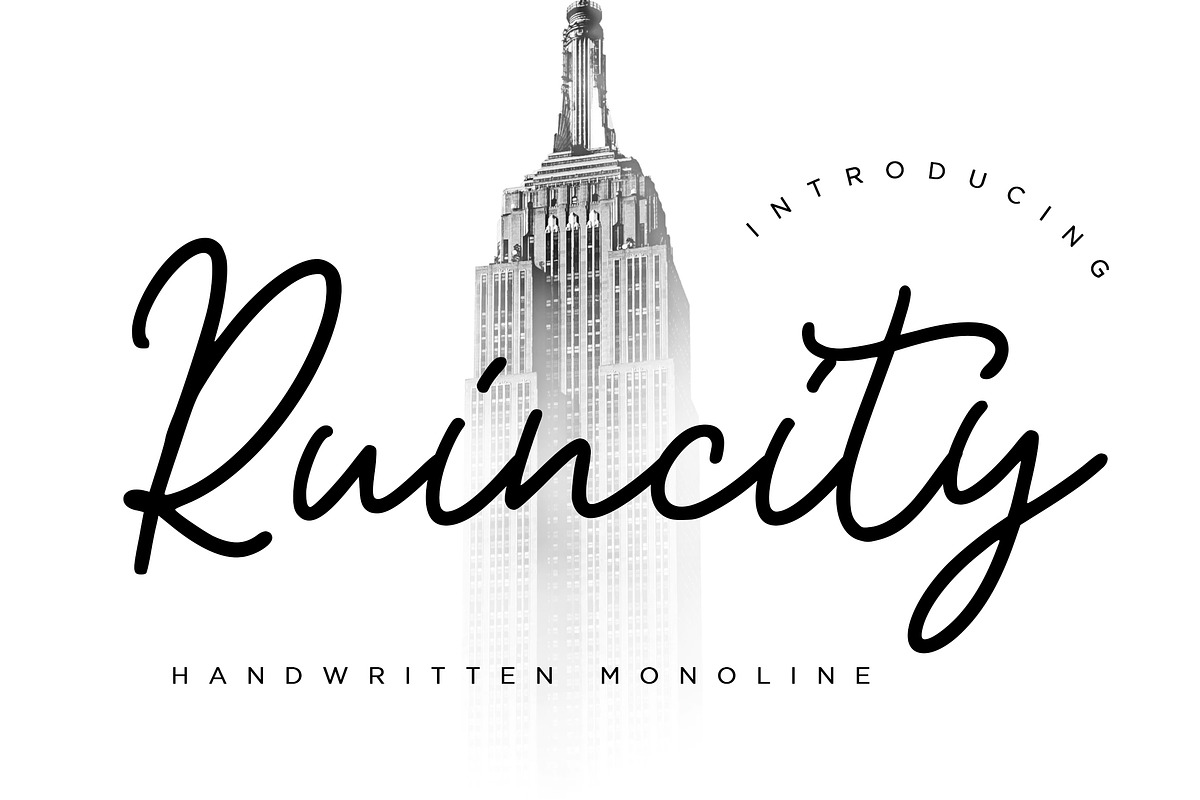 Ruincity Monoline Business Font