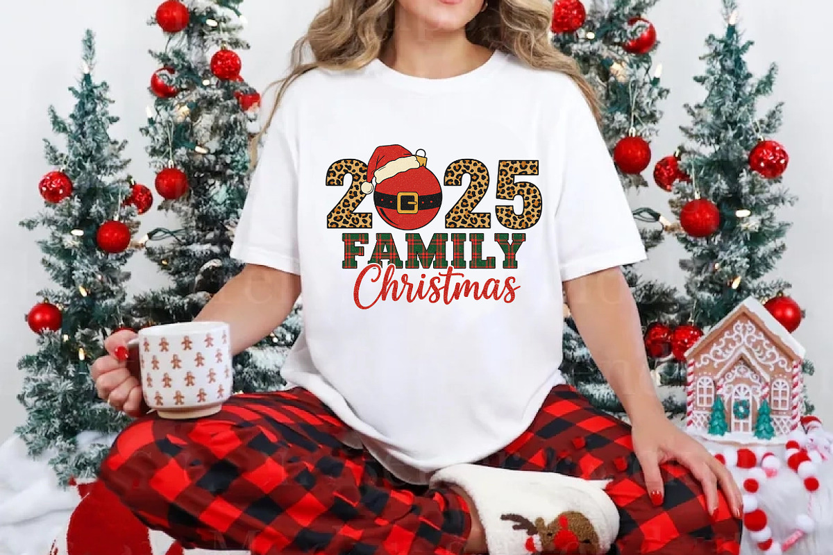 2025 Family Christmas PNG, an Illustration by Libby Wishes (Photo 3 of 6)