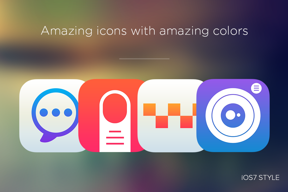 Awesome icons with awesome colors, an Icon by Ionut Zamfir (Photo 1 of 3)