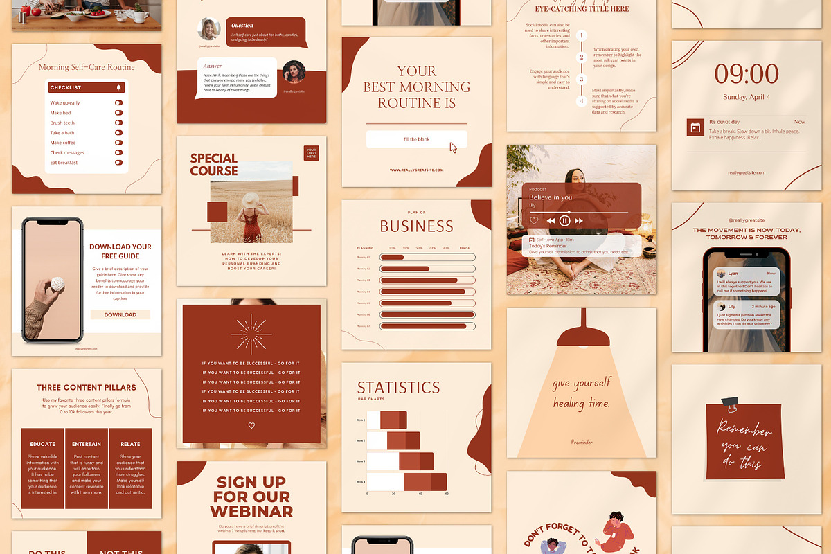 Instagram Canva Creator for Coaches, a Social Media Template by oases