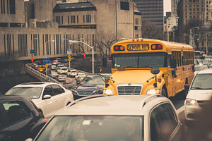 New York School Bus 