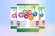 Coronavirus Medical Flyer Template, a Flyer Template by Brandmax.pro (Thumbnail 2 of 3)