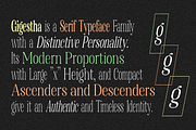Gigestha Modern Serif (70 Fonts), a Serif Font by MjStudio31 (Thumbnail 5 of 14)