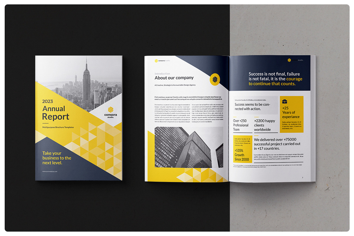 Annual Report, a Brochure Template by StudioGraficso (Photo 2 of 12)
