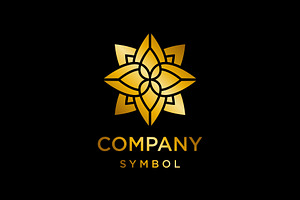 Golden Floral Mandala Logo, a Branding & Logo Template by Buqancreative