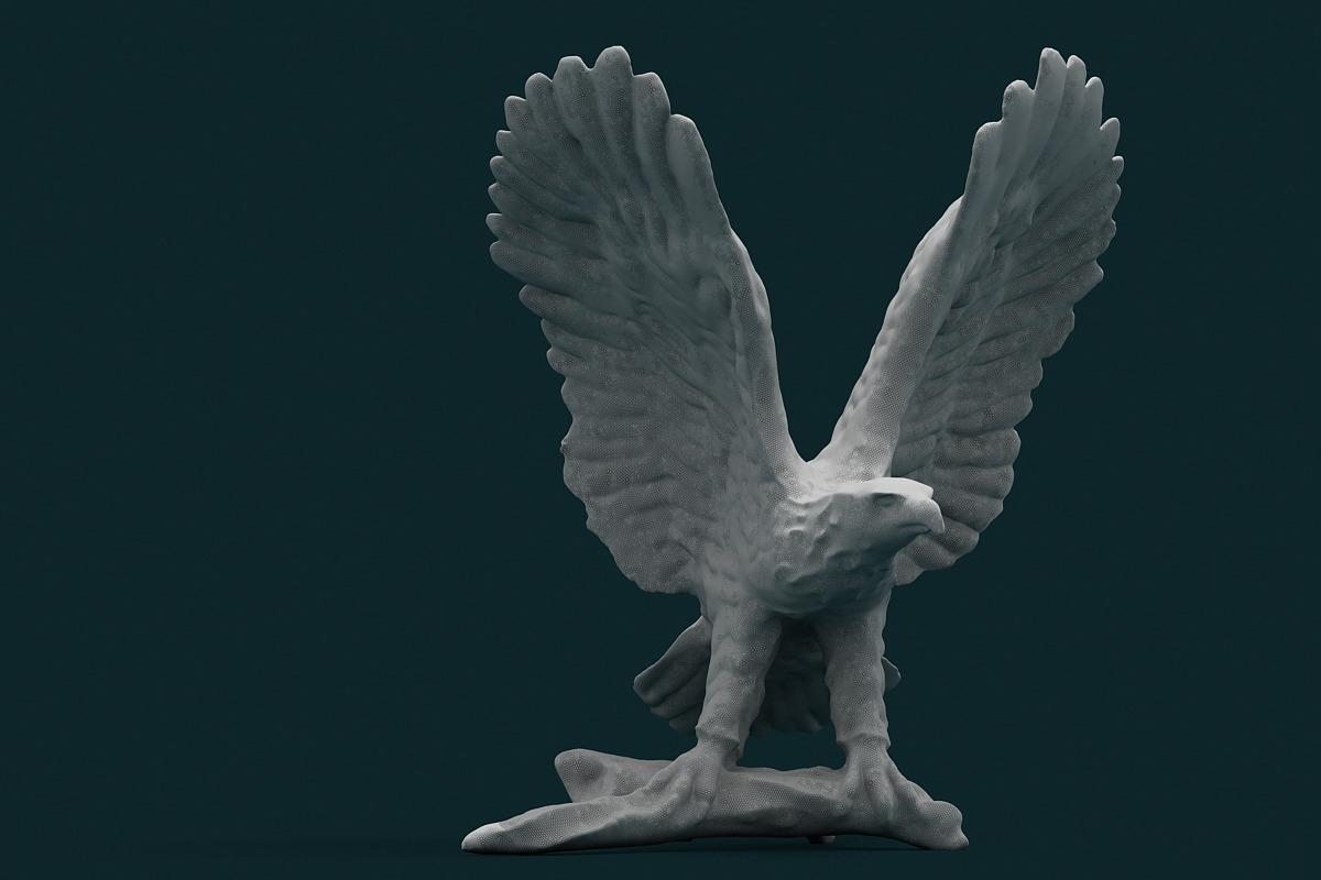 Eagle Figurine, an Animal 3D Model by Giimann (Photo 6 of 8)