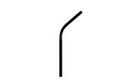 Bent Drinking Straw Silhouettes, a Graphic by hafijul (Thumbnail 9 of 10)