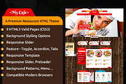 My Cafe Premium Restaurant HTML, a Websites & App Template by hsoft (Thumbnail 1 of 5)