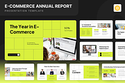 E-Commerce Annual Report GoogleSlide, a Presentation Template by Annora Studio (Thumbnail 1 of 7)