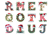 Christmas Alphabet Png Bundle_02, an Illustration by SinaCreation (Thumbnail 2 of 7)