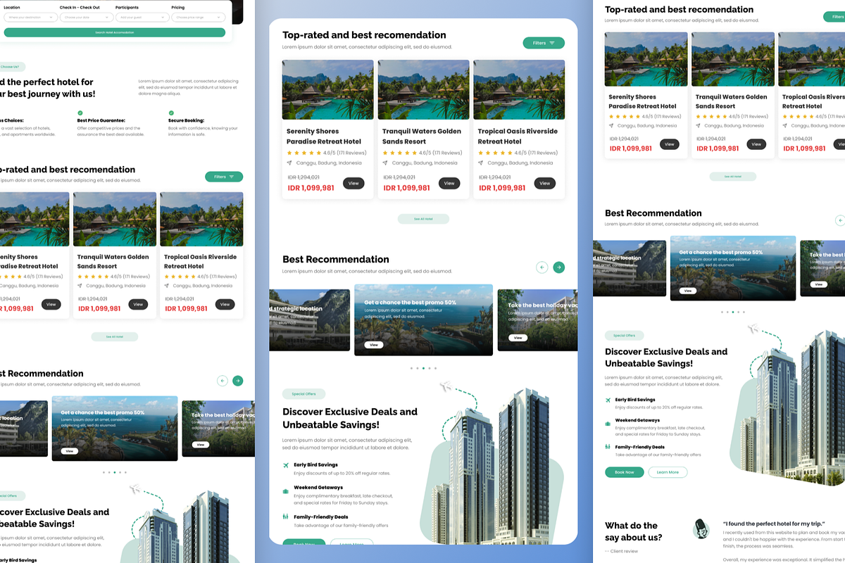 Travel Agent Landing Page, a Landing Page Template by SquidPixey (Photo 5 of 5)