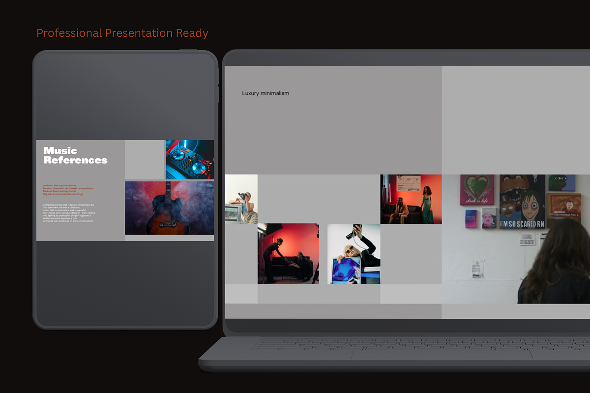Director's Treatment Presentation., a Presentation Template by Velora Studio (Photo 7 of 9)