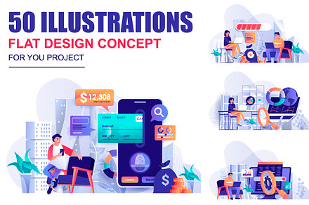 Business Web Illustration Pack