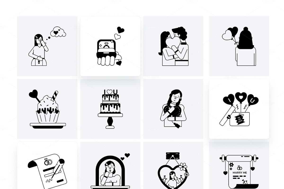 Animated Valentine Day Designs, a Duotone Icon by Prosymbols (Photo 14 of 17)