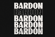 10 Font - Bardon Font Family, a Sans Serif Font by sabrcreative (Thumbnail 6 of 9)