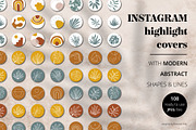 Modern instagram highlight covers, a Social Media Template by EkaterinaKiriy (Thumbnail 1 of 7)